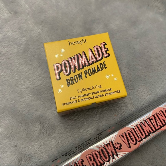 New! Benefit powmade brow pomade gimme brow volumizing pencil brown 27621 - Picture 5 of 11